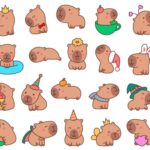Capybara Vector Free – Tải File Capybara Vector PNG, AI, CDR, PDF, EPS, SVG, PSD Capybara vector