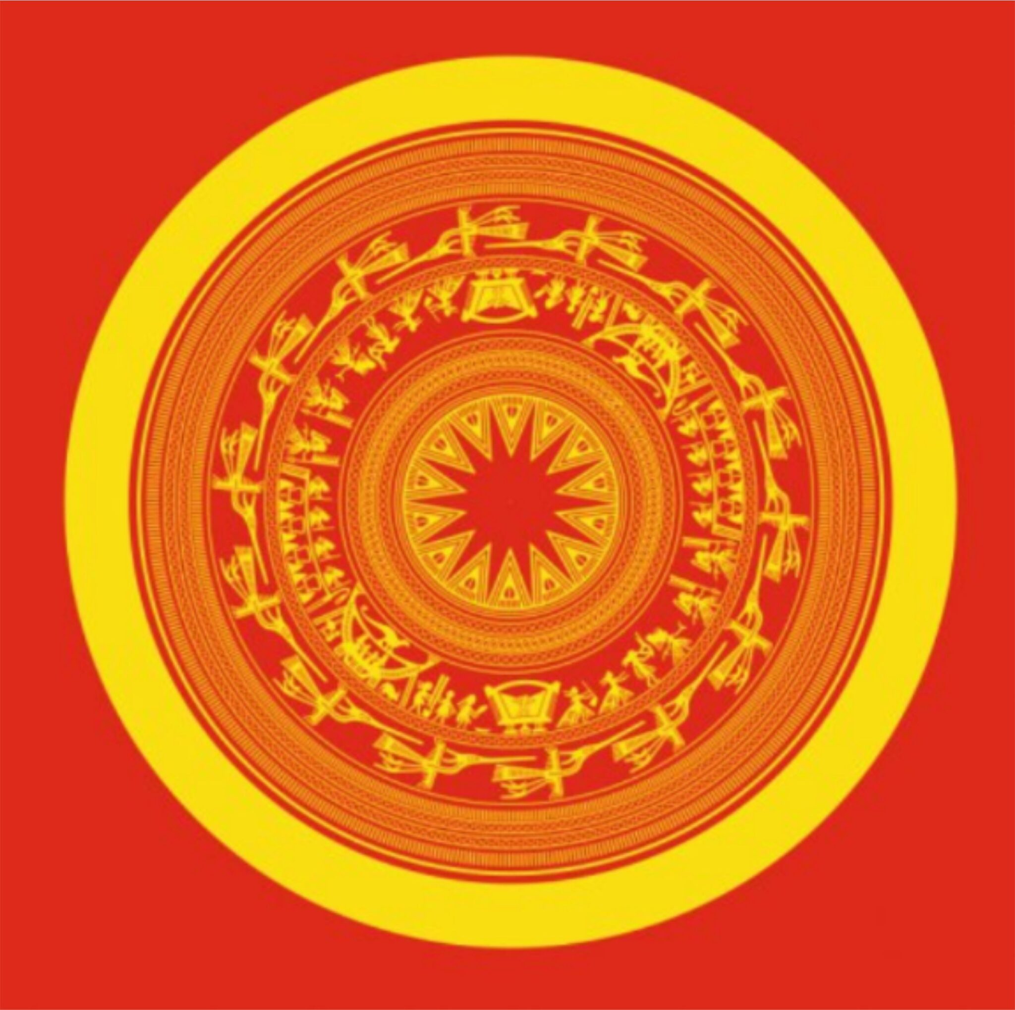 Logo trống đồng vector - Logo Trống đồng Vector Free Download