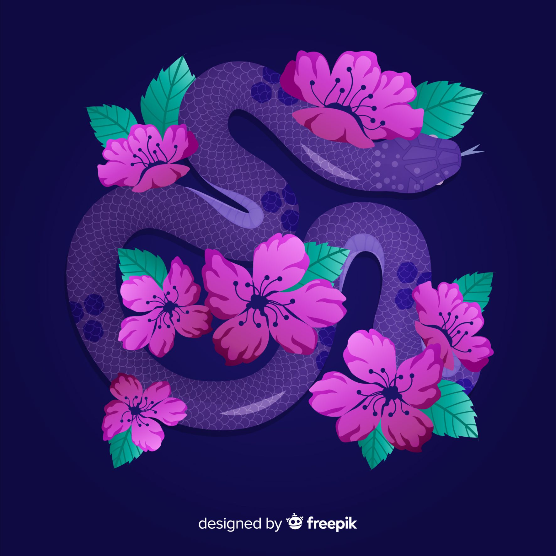 Con Rắn Vector 2025 - Vector Con Rắn Trang Trí Tết 2025 Mới Nhất